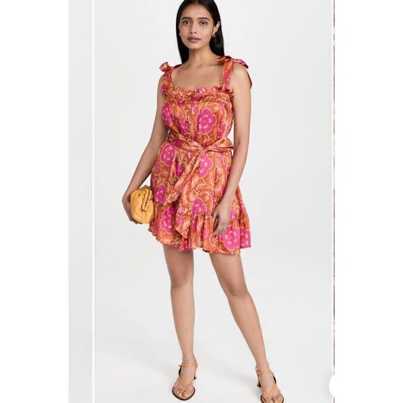 Cleobella Rowen Floral Print Mini Dress XS - Picture 1 of 11